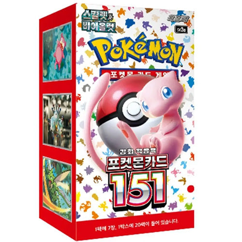 151 Pokemon Card Booster Box (Korean) sv2a
